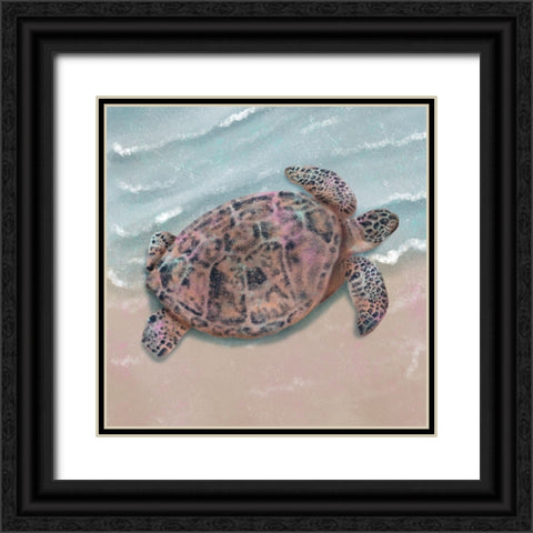 Sea Creatures Journey Black Ornate Wood Framed Art Print with Double Matting by Prime, Marcus