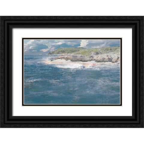 The Cape 2 Black Ornate Wood Framed Art Print with Double Matting by Miller, Savannah