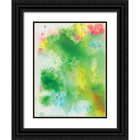 Little Watercolor Black Ornate Wood Framed Art Print with Double Matting by OnRei