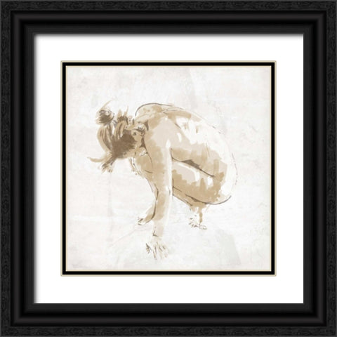 SKETCH PASSION 2 Black Ornate Wood Framed Art Print with Double Matting by OnRei