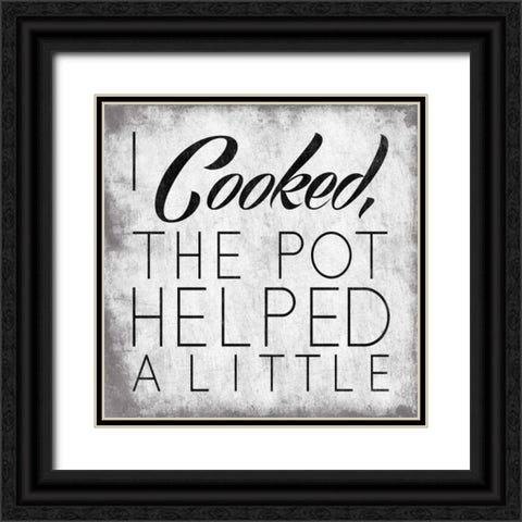 THE POT Black Ornate Wood Framed Art Print with Double Matting by OnRei