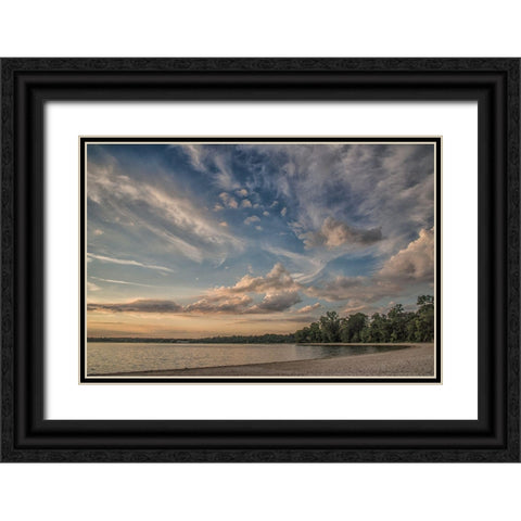 Idea Of Existence Black Ornate Wood Framed Art Print with Double Matting by DeLuca, Pat