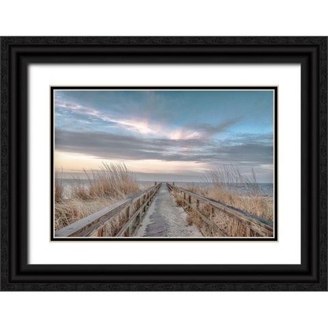 Dramatic Entrance Black Ornate Wood Framed Art Print with Double Matting by DeLuca, Pat