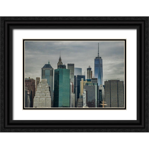 Enhanced Fortune Black Ornate Wood Framed Art Print with Double Matting by DeLuca, Pat