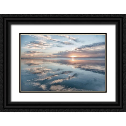 Fronts Of Spirits Black Ornate Wood Framed Art Print with Double Matting by DeLuca, Pat