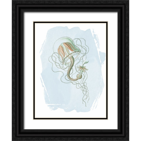 Driftwood Calm 2 Black Ornate Wood Framed Art Print with Double Matting by Lula Bijoux and Company