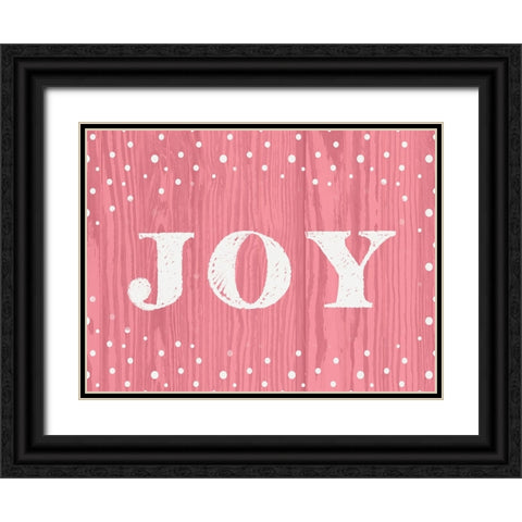 Snowfall Collection 2 Black Ornate Wood Framed Art Print with Double Matting by Lula Bijoux And Company