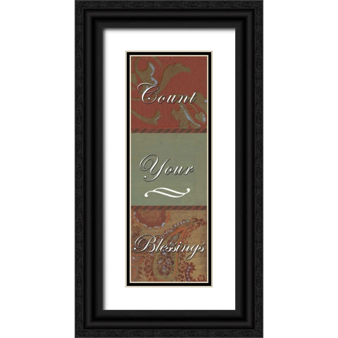 . Black Ornate Wood Framed Art Print with Double Matting by Haynes, Smith