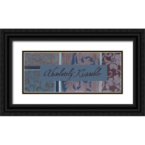 . Black Ornate Wood Framed Art Print with Double Matting by Haynes, Smith