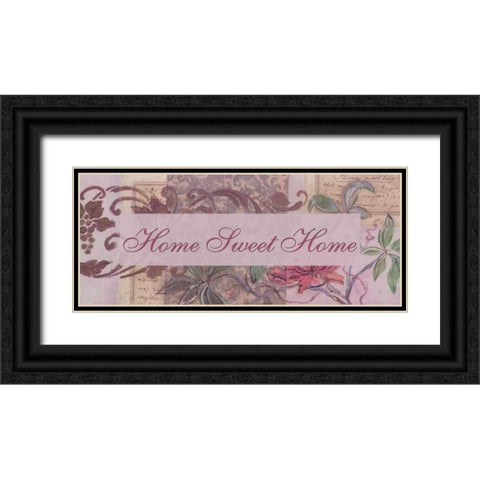. Black Ornate Wood Framed Art Print with Double Matting by Haynes, Smith