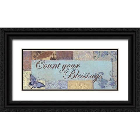 . Black Ornate Wood Framed Art Print with Double Matting by Haynes, Smith