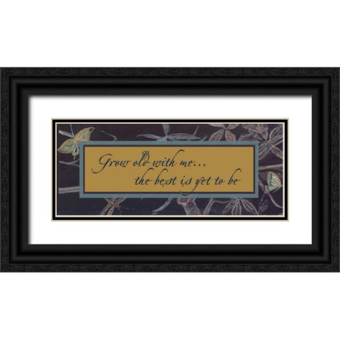 . Black Ornate Wood Framed Art Print with Double Matting by Haynes, Smith