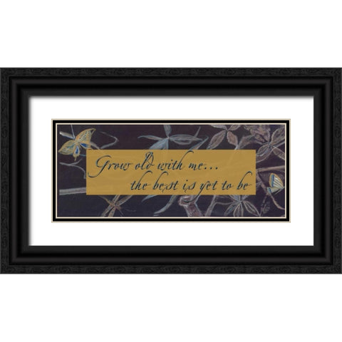 . Black Ornate Wood Framed Art Print with Double Matting by Haynes, Smith