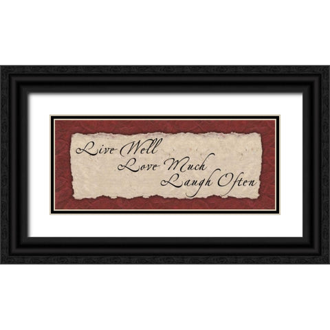 . Black Ornate Wood Framed Art Print with Double Matting by Haynes, Smith