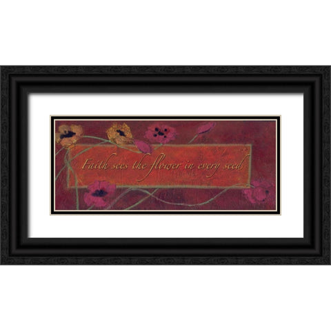 . Black Ornate Wood Framed Art Print with Double Matting by Haynes, Smith
