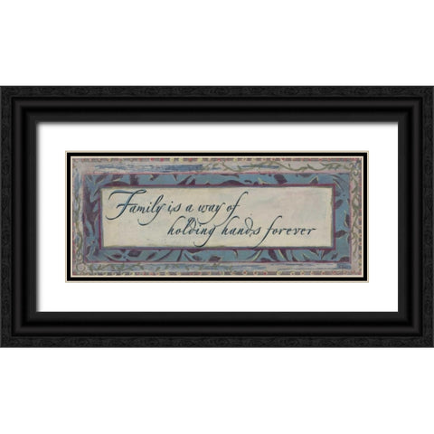 . Black Ornate Wood Framed Art Print with Double Matting by Haynes, Smith