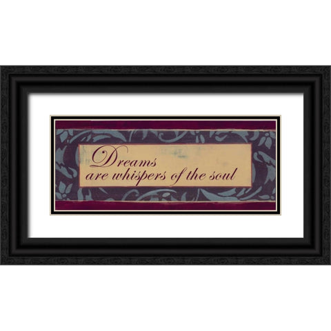 . Black Ornate Wood Framed Art Print with Double Matting by Haynes, Smith