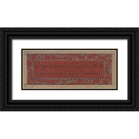 . Black Ornate Wood Framed Art Print with Double Matting by Haynes, Smith