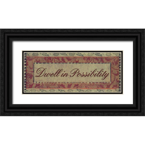 . Black Ornate Wood Framed Art Print with Double Matting by Haynes, Smith