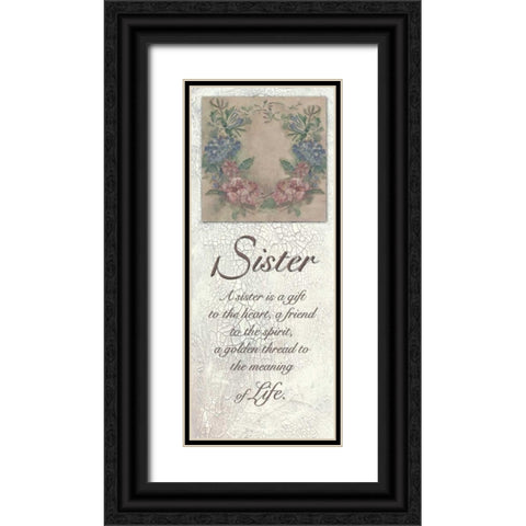. Black Ornate Wood Framed Art Print with Double Matting by Haynes, Smith