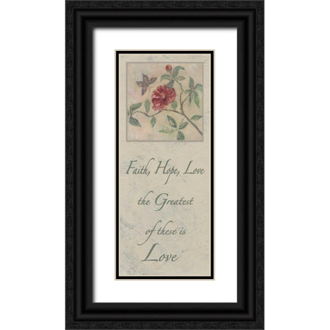 . Black Ornate Wood Framed Art Print with Double Matting by Haynes, Smith