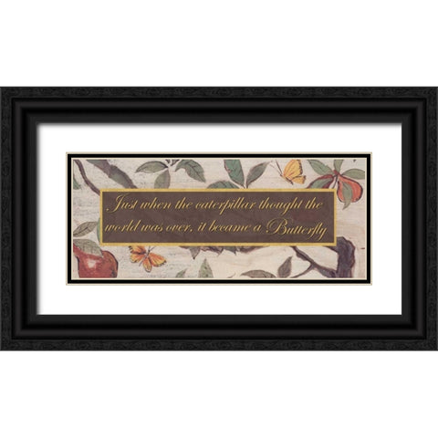 . Black Ornate Wood Framed Art Print with Double Matting by Haynes, Smith
