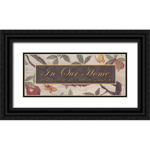 . Black Ornate Wood Framed Art Print with Double Matting by Haynes, Smith