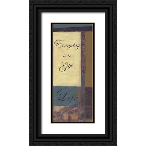 . Black Ornate Wood Framed Art Print with Double Matting by Haynes, Smith