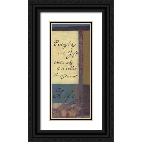 . Black Ornate Wood Framed Art Print with Double Matting by Haynes, Smith