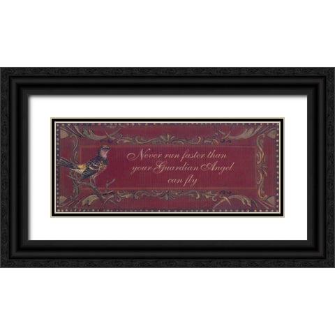 . Black Ornate Wood Framed Art Print with Double Matting by Haynes, Smith