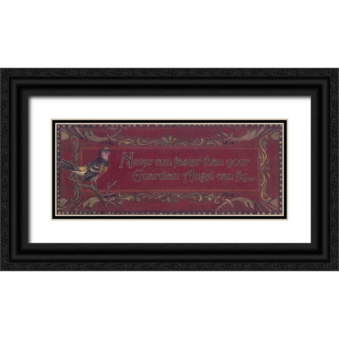 . Black Ornate Wood Framed Art Print with Double Matting by Haynes, Smith