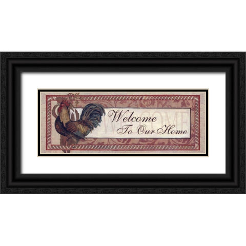 . Black Ornate Wood Framed Art Print with Double Matting by Haynes, Smith