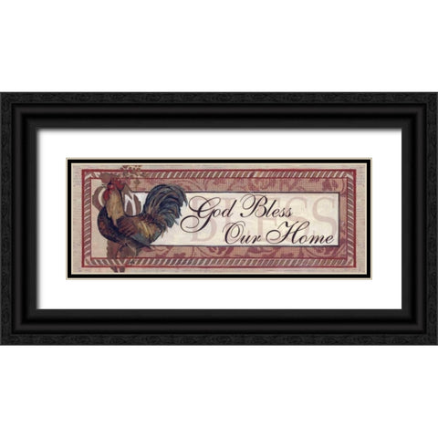 . Black Ornate Wood Framed Art Print with Double Matting by Haynes, Smith
