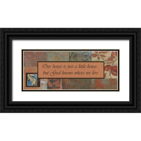 . Black Ornate Wood Framed Art Print with Double Matting by Haynes, Smith