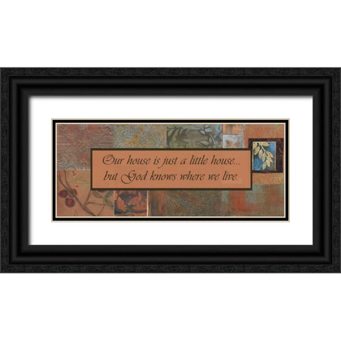 . Black Ornate Wood Framed Art Print with Double Matting by Haynes, Smith