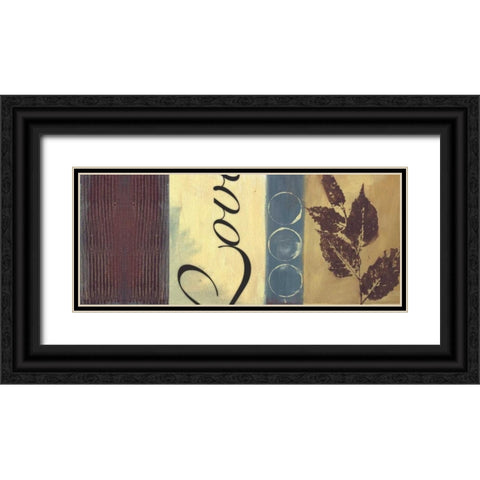 . Black Ornate Wood Framed Art Print with Double Matting by Haynes, Smith