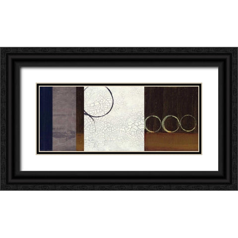 . Black Ornate Wood Framed Art Print with Double Matting by Haynes, Smith