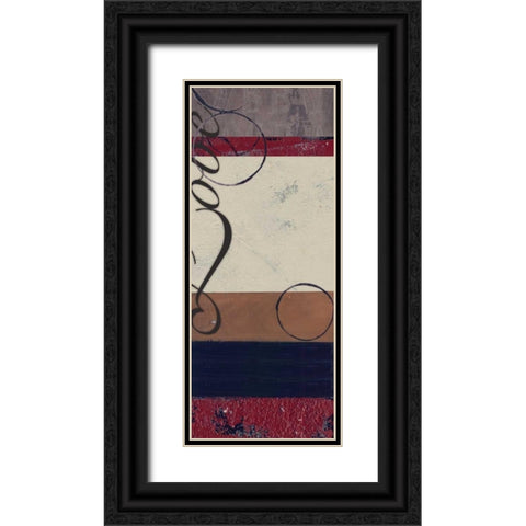. Black Ornate Wood Framed Art Print with Double Matting by Haynes, Smith