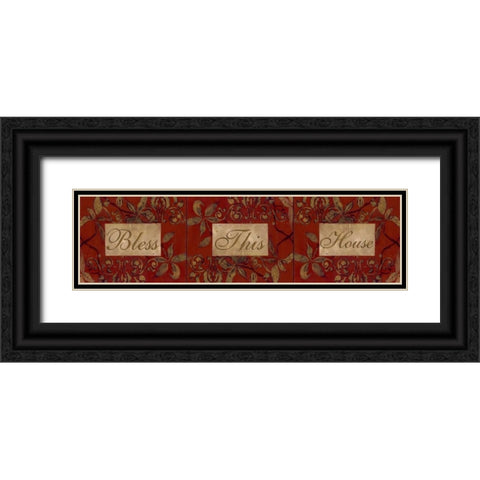 . Black Ornate Wood Framed Art Print with Double Matting by Haynes, Smith