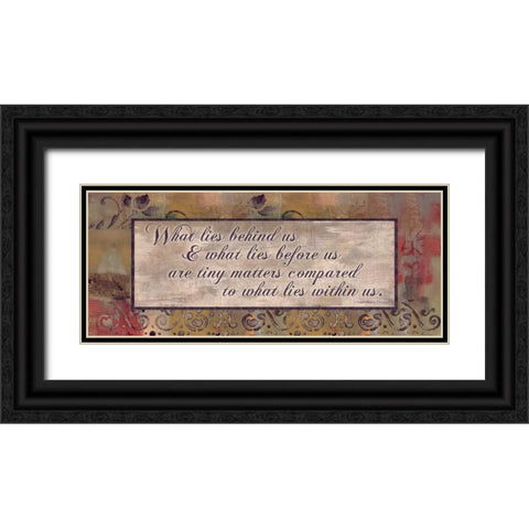 . Black Ornate Wood Framed Art Print with Double Matting by Haynes, Smith
