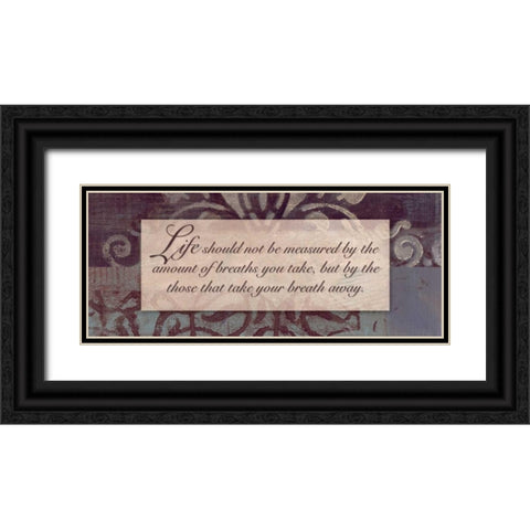 . Black Ornate Wood Framed Art Print with Double Matting by Haynes, Smith