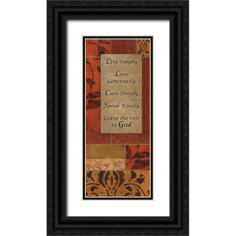 . Black Ornate Wood Framed Art Print with Double Matting by Haynes, Smith
