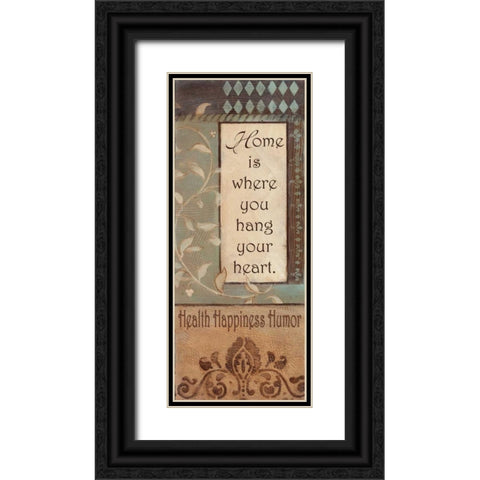 . Black Ornate Wood Framed Art Print with Double Matting by Haynes, Smith