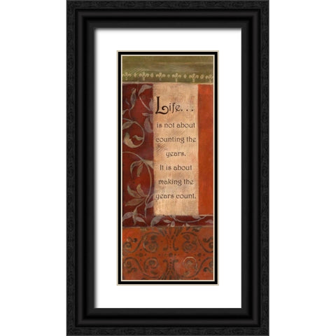 . Black Ornate Wood Framed Art Print with Double Matting by Haynes, Smith