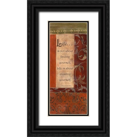 . Black Ornate Wood Framed Art Print with Double Matting by Haynes, Smith