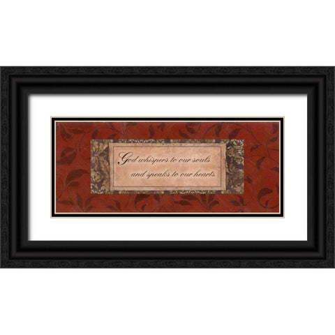 . Black Ornate Wood Framed Art Print with Double Matting by Haynes, Smith