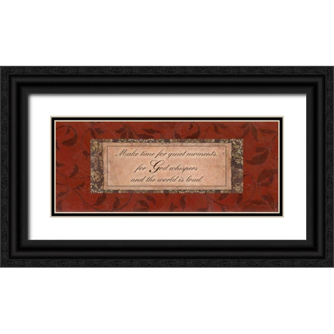 . Black Ornate Wood Framed Art Print with Double Matting by Haynes, Smith