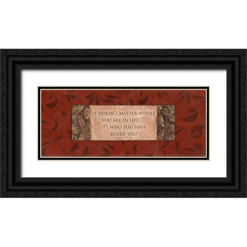 . Black Ornate Wood Framed Art Print with Double Matting by Haynes, Smith