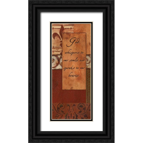 . Black Ornate Wood Framed Art Print with Double Matting by Haynes, Smith