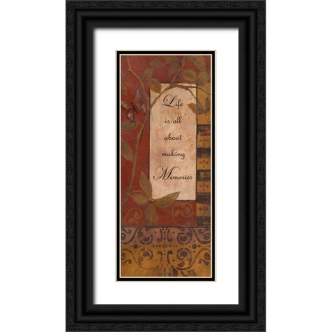 . Black Ornate Wood Framed Art Print with Double Matting by Haynes, Smith